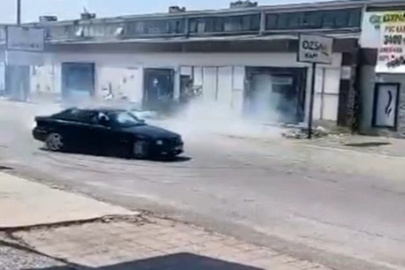 Yaptığı drift pahalıya patladı