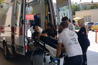 Bursa'da  salça makinesine elini kaptıran çocuk, hastaneye kaldırıldı