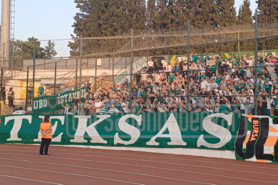 Bursaspor taraftarı Balıkesir deplasmanında yerini aldı
