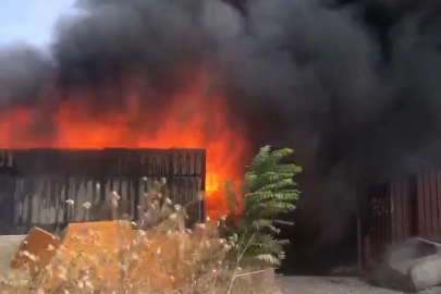 Bursa'da geri dönüşüm tesisinde yangın