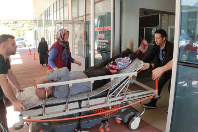 Motorlu testere ile odun keserken bacağını kesti