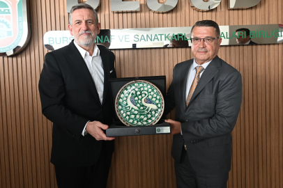 BTSO başkanı Burkay'dan BESOB'a tarihi ziyaret