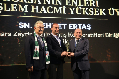 Bursa Ticaret Borsası 100. yıl ödül töreni düzenledi