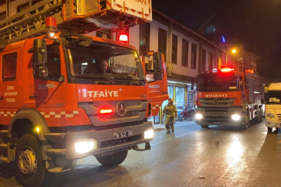 İki katlı ahşap binada yangın çıktı!