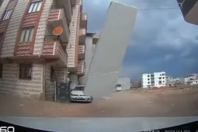 Bursa'da fırtına sonrası ilginç görüntüler