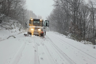 Osmangazi'de kar mesaisi başladı