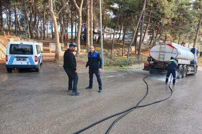 Yola beton döken firmaya ceza