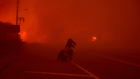 California'da orman yangını! 3 bin 983 dönüm arazi küle döndü