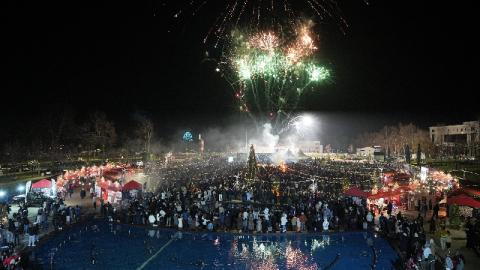 Bursa'da yeni yıl coşkusu