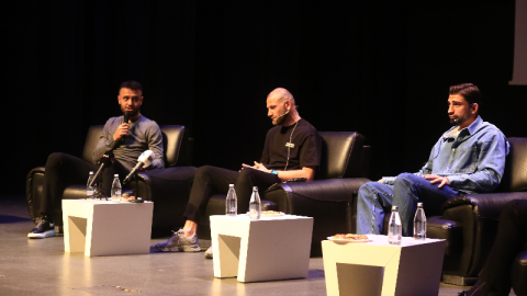 Bursasporlu oyuncular taraftar ile buluştu