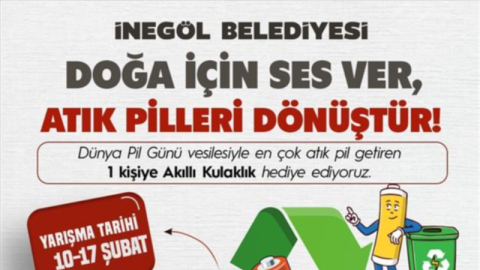 Atık pili getir, hediyeyi götür