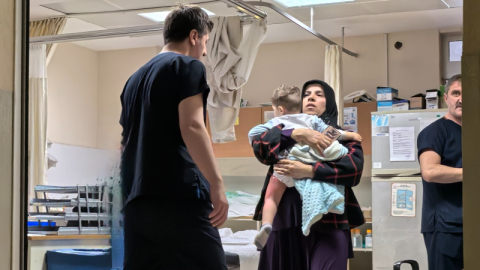 Bursa'nın İnegöl ilçesinde üzerine sıcak çay devrilen bebek hastanelik oldu