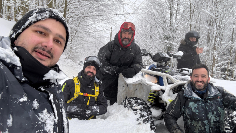 Yaylanın zirvesinde ATV'lerle Off-Road keyfi