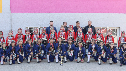 Minik folklorcular, Bursa birincisi oldu
