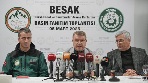 Bursa Esnaf Arama Kurtarma ekibi kamuoyuna tanıtıldı