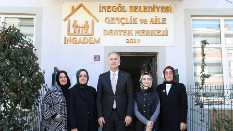 İnegöl Belediyesi, İNGAM ile ailelerin yanında
