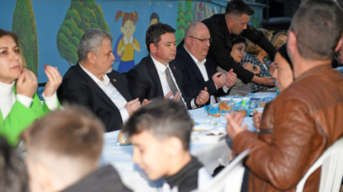 Yeşilova Mahallesi’nde 1000 kişilik iftar sofrası