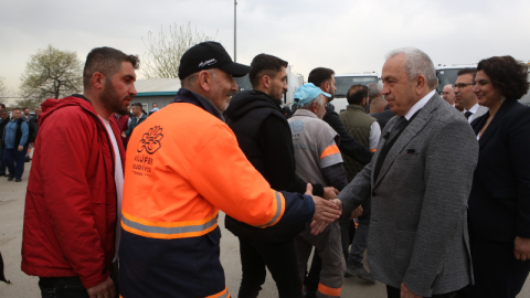 Nilüfer Belediyesi’nde geleneksel bayramlaşma