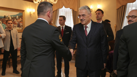 Bursa protokolü bayramlaştı