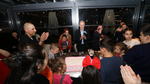 Başkan Taban otizmli çocuklarla buluştu