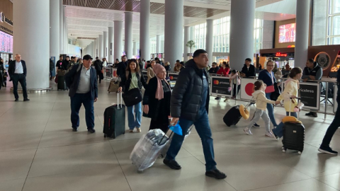 İstanbul Havalimanı’nda dönüş yoğunluğu başladı
