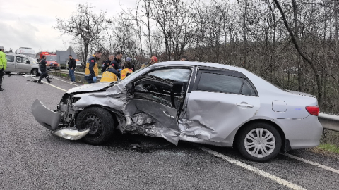 Bursa’da trafik kazası! 3 kişi yaralandı