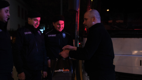 İnegöl Belediyesi'nden 'Polis Haftasına' anlamlı sürpriz