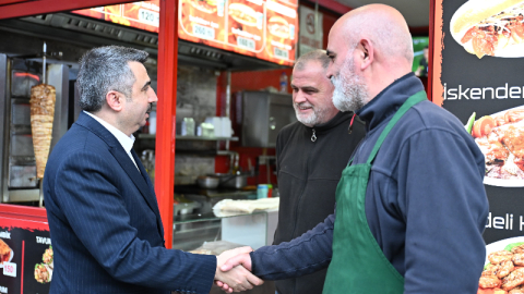 Başkan Yılmaz, komşu ziyaretinde