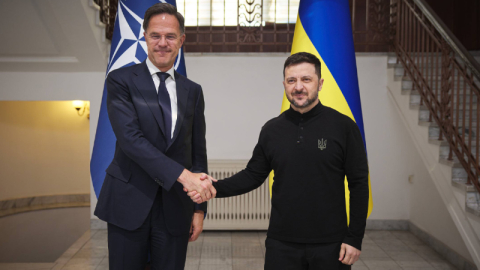 Zelenskiy, NATO Genel Sekreteri Rutte ile bir araya geldi