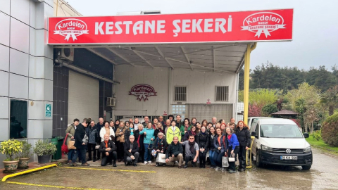 Öğrencilerden coğrafi işaretli kestane şekerini inceledi