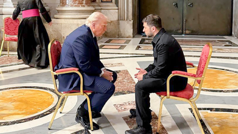 Zelenskiy’den Trump ile Vatikan’daki görüşmeye ilişkin: "Şimdiye kadarki en iyi görüşme"