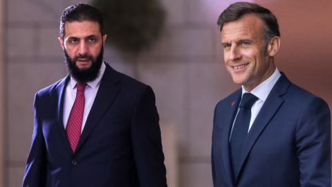 Suriye Devlet Başkanı eş-Şara ile Macron yarın Paris'te bir araya gelecek