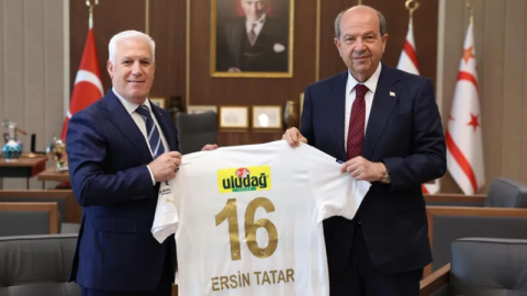 Başkan Bozbey’den KKTC Cumhurbaşkanı Tatar’a ziyaret