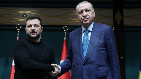 Cumhurbaşkanı Erdoğan, Zelenskiy ile görüştü