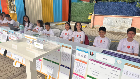 TAHTALI ORTA OKULUNDA TUBİTAK PROJESİ