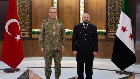 Milli Savunma Bakanlığı heyeti, Suriye Savunma Bakanıyla görüştü