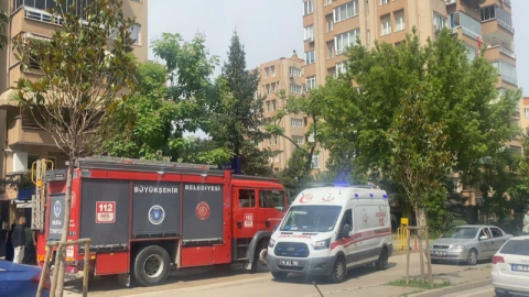 Bursa’da 8 katlı binada yangın paniği