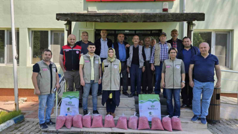 Orhaneli’de çiftçilere kuru fasulye desteği