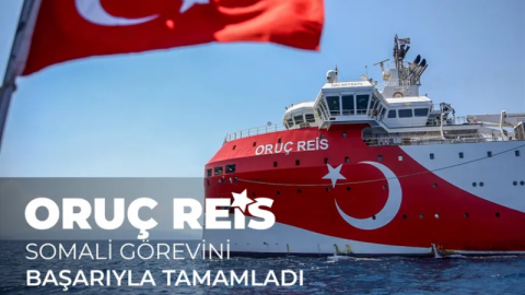 Oruç Reis Somali'deki görevini tamamladı