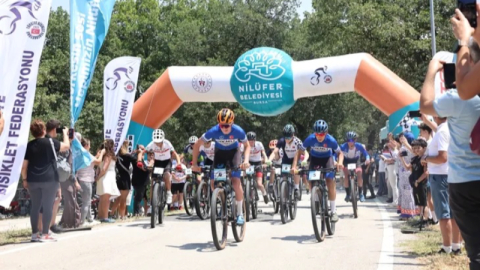 Nilüfer'de 1. Bölge Bölgesel Dağ Bisikleti Şampiyonası nefes kesti