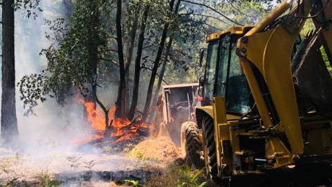 Hüseyinalan'da Yangın Paniği!