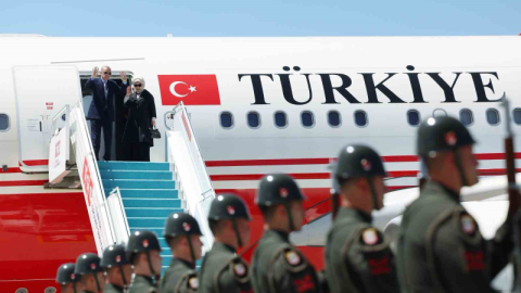 Cumhurbaşkanı Erdoğan, NATO zirvesi için Lahey'e gitti