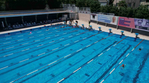 "Temiz Havuz" sertifikalı Konak Açık Yüzme Havuzu’nda sezon başladı