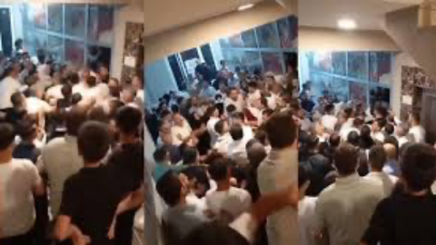 Bursa'da düğün tarafları birbirine girdi