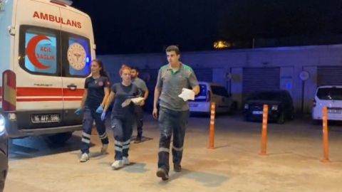 İnegöl'de işçi elini makinaya kaptırdı