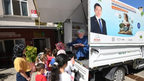 Osmangazi'de gezici kütüphane 1 yıldır yollarda