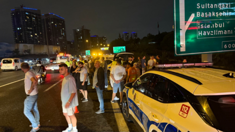 Eyüpsultan’da 16 aracın karıştığı feci kazada 6 kişi yaralandı