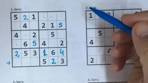 Unutkanlık için sudoku çözün!