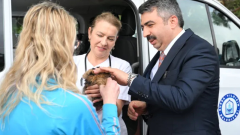 Yıldırım’da patili canlara mobil hizmet