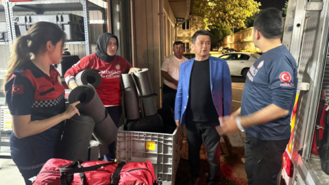 Osmangazi'den Sındırgı'ya hızlı destek